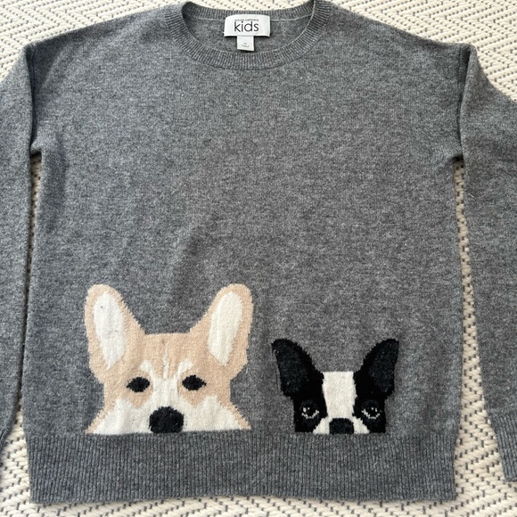 Autumn Cashmere girls cashmere and wool sweater Shirts & Tops